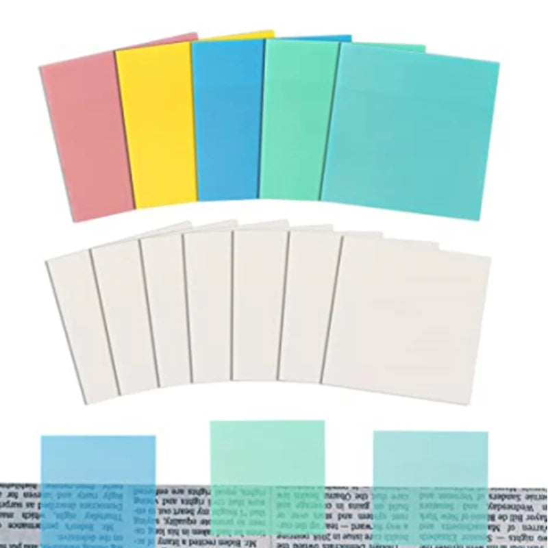 50 Transparent Sticky Notes