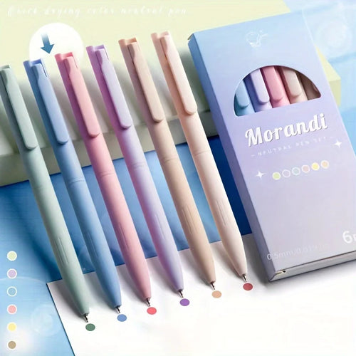 Gel Pen Set – 6 Colors