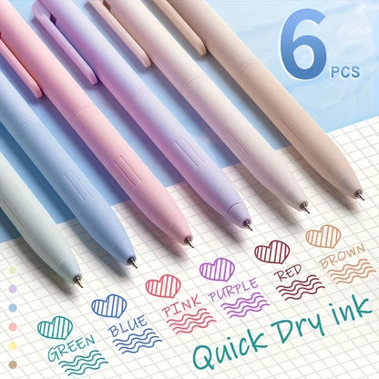 Gel Pen Set – 6 Colors